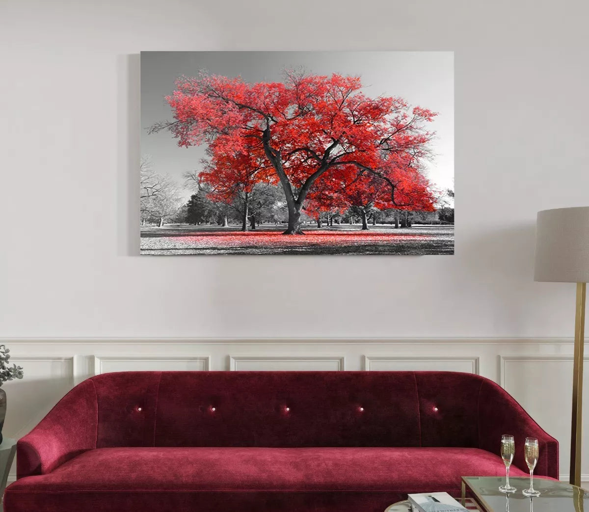 Quadro Arvore Da Vida Grande Decoração Parede Sala Quarto Borda Infinita Printoriah