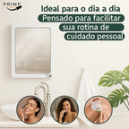 Armário Parede Banheiro Com Espelho Armarinho Compartimento