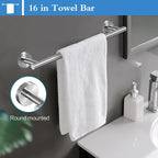 Kit Acessórios Banheiro Cabide Toalheiros Papeleira 5 Peças Yesop