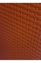 05 Vaso Rattan Grande Flores E Plantas 28l, 17,5l 10l Marrom