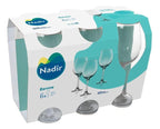 Conjunto De Taças De Vidro Para Vinho/ Água 490 Ml 6 Peças