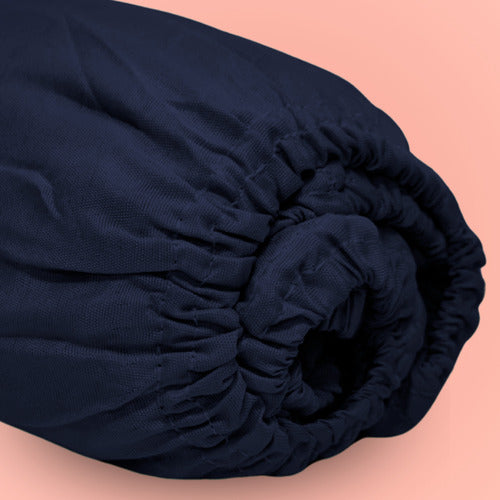 Kit 2 Jogos De Lençol Elástico Solteiro Fronha Roupa De Cama