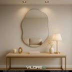 Espelho Vildrex Roma 70x50cm Design Moderno Lapidado Luxo