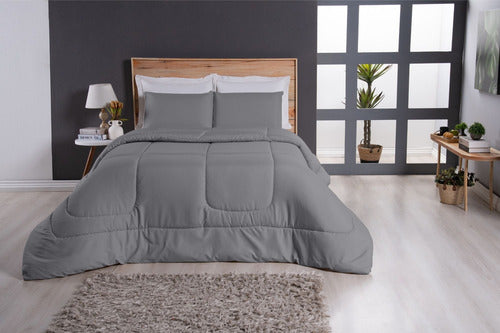 Edredom Queen Percal 400 Fios Grosso Super Casal Hotel Size