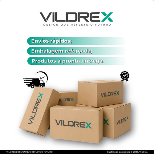 Espelho Vildrex Roma 70x50cm Design Moderno Lapidado Luxo