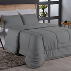 Edredom Queen Percal 400 Fios Grosso Super Casal Hotel Size