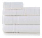 Jogo De Toalhas Banho Rosto Piso Teka Profiline 5 Pçs Branca