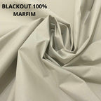 Cortina Trilho Duplo Gaze Linho C/ Blackout 100% 6m X 2,70m