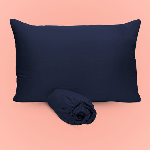 Kit 2 Jogos De Lençol Elástico Solteiro Fronha Roupa De Cama