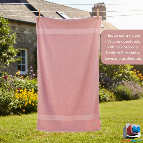 Jogo Banhão Toalha Gigante Buddemeyer Amare Algodão 4 Peças